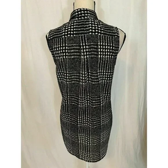 J Crew Button Down Collared Tank top - Picture 4 of 6